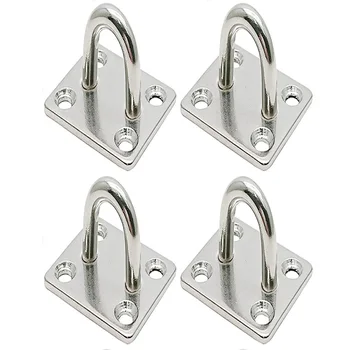 2 x 1.6 Inch Stainless Steel Ceiling Hook Pad Eye Plate Marine Hardware Staple Hook Loop Screws Mount 4 Pcs
2 x 1.6 Inch Stainless Steel Ceiling Hook Pad Eye Plate Marine Hardware Staple Hook Loop Screws Mount 4 Pcs