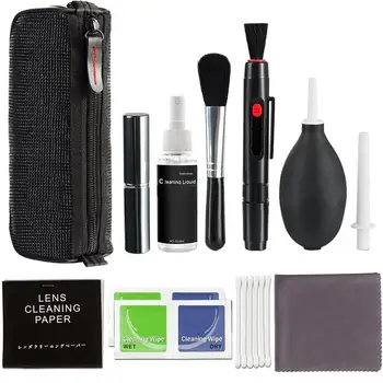 Professional DSLR Lens Camera Cleaning Kit Spray Bottle Lens Pen Brush Blower Cleaning Set For Camera
Professional DSLR Lens Camera Cleaning Kit Spray Bottle Lens Pen Brush Blower Cleaning Set For Camera
