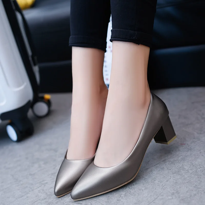 2019 Autumn New Arrival Korean-style New Style Versitile Fashion Chunky-Heel Semi-high Heeled Low-cut Shoes Pointed Shallow Mout
2019 Autumn New Arrival Korean-style New Style Versitile Fashion Chunky-Heel Semi-high Heeled Low-cut Shoes Pointed Shallow Mout