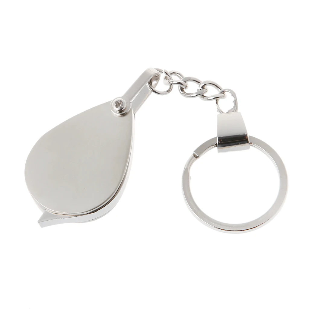 10X Portable Metal Magnifier Reading Map Jewelry Folding Keychain Loupe Magnifying Glass Lens
10X Portable Metal Magnifier Reading Map Jewelry Folding Keychain Loupe Magnifying Glass Lens