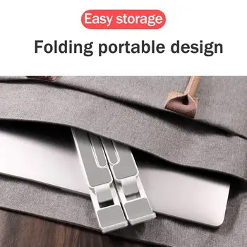 1 Pcs Portable adjustable aluminum alloy notebook computer cooling notebook bracket bracket S1P8
1 Pcs Portable adjustable aluminum alloy notebook computer cooling notebook bracket bracket S1P8