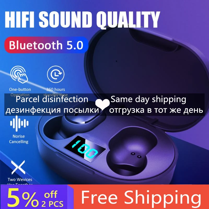 E6S bluetooth earphone,Headsets For Redmi Air Dots Wireless Earbuds 5.0 TWS Earphone Noise Cancelling Mic headphones for Xiaomi
E6S bluetooth earphone,Headsets For Redmi Air Dots Wireless Earbuds 5.0 TWS Earphone Noise Cancelling Mic headphones for Xiaomi