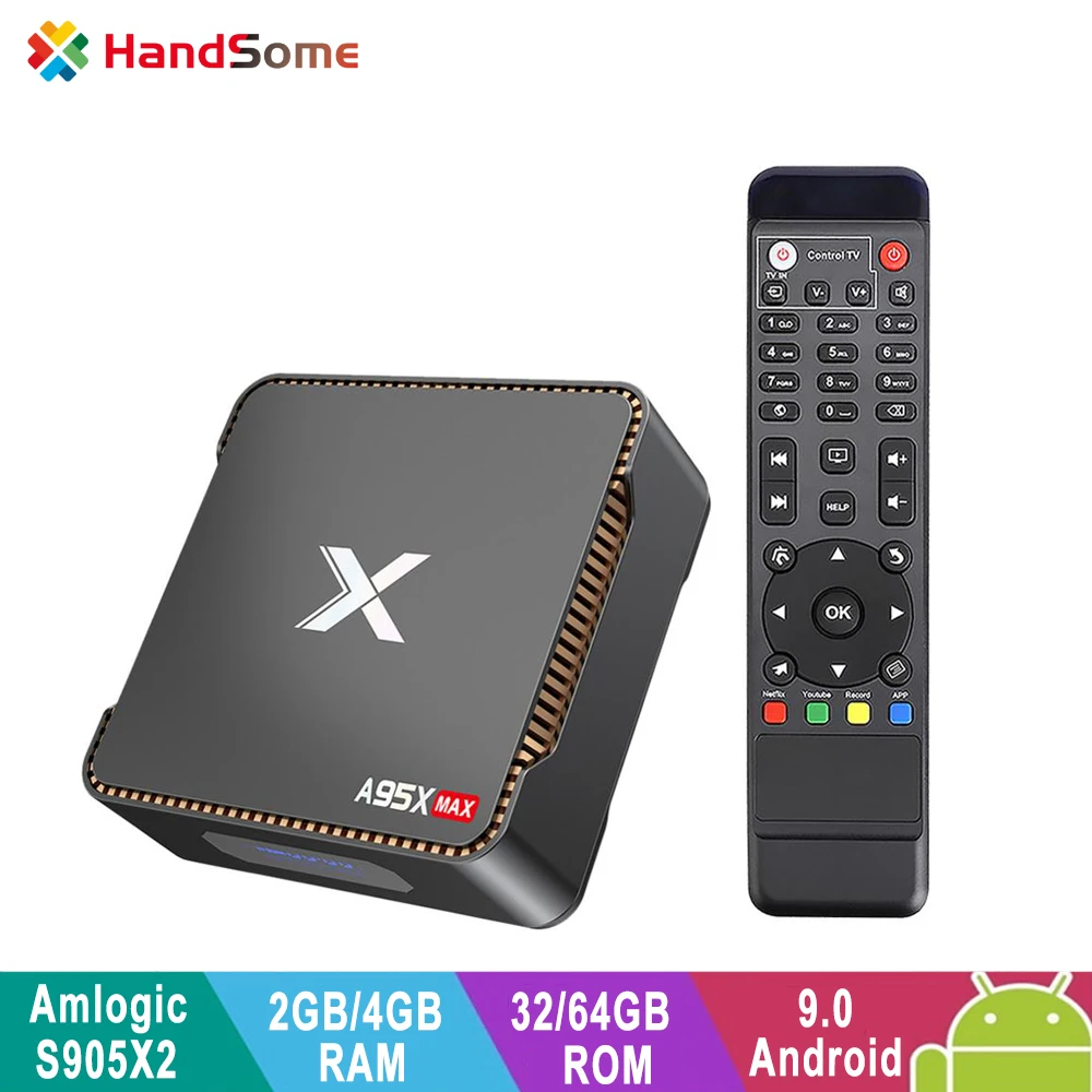 A95X Max Smart TV Set-top Box Amlogic S905X2 Android 8.1 8K 4GB RAM 64GB ROM with Video Recording Support SSD/HDD Media Player
A95X Max Smart TV Set-top Box Amlogic S905X2 Android 8.1 8K 4GB RAM 64GB ROM with Video Recording Support SSD/HDD Media Player