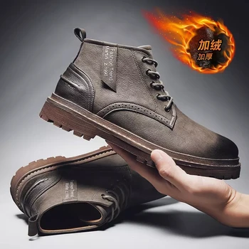 winter genuine leather vulcanize casual boots for men martins Work botas cowboy Male shoes fashion new keep warm vintage brown
winter genuine leather vulcanize casual boots for men martins Work botas cowboy Male shoes fashion new keep warm vintage brown