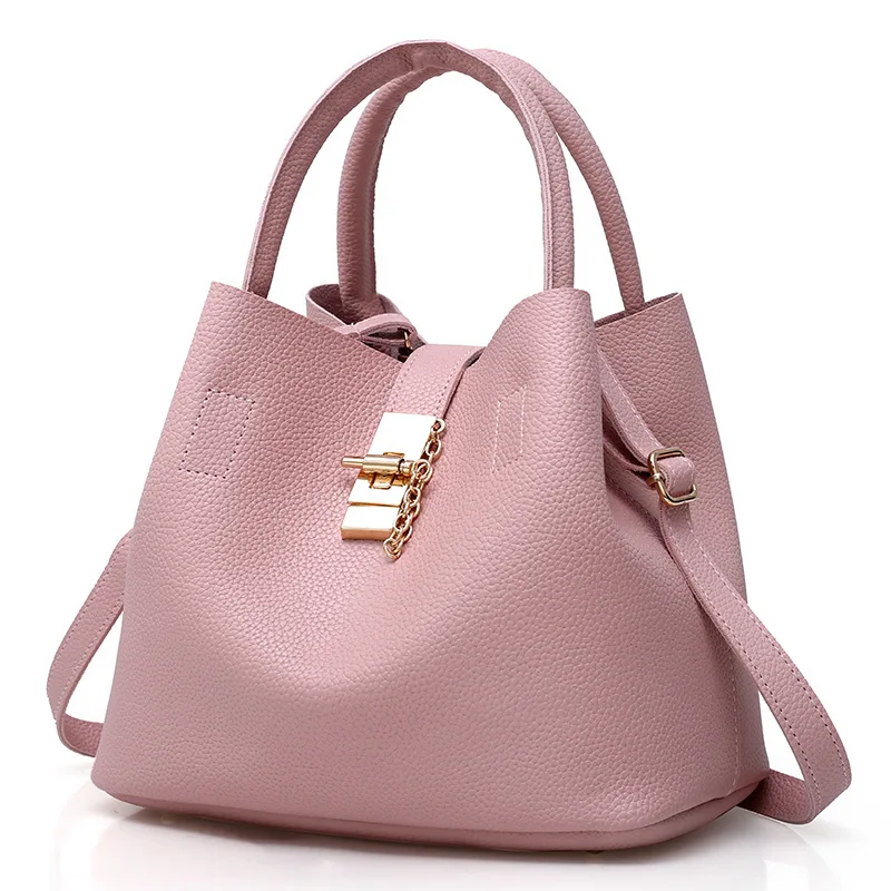 Womens Fashion Handbag Large Capacity Shoulder Bag Designer Ladies Tote PU Leather Crossbody Bucket Bag Red Black Pink With Hasp
Womens Fashion Handbag Large Capacity Shoulder Bag Designer Ladies Tote PU Leather Crossbody Bucket Bag Red Black Pink With Hasp