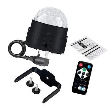 Voice Control RGB Stage Lamp Crystal Magic Ball Stage Light for Party Disco
Voice Control RGB Stage Lamp Crystal Magic Ball Stage Light for Party Disco