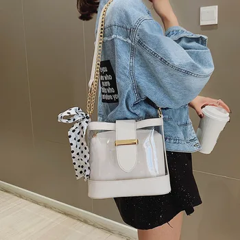 Transparent Bag Women's Bag New 2020 Chain Different Size Bags Messenger Bag Women's Plastic Bag Foreign Style
Transparent Bag Women's Bag New 2020 Chain Different Size Bags Messenger Bag Women's Plastic Bag Foreign Style
