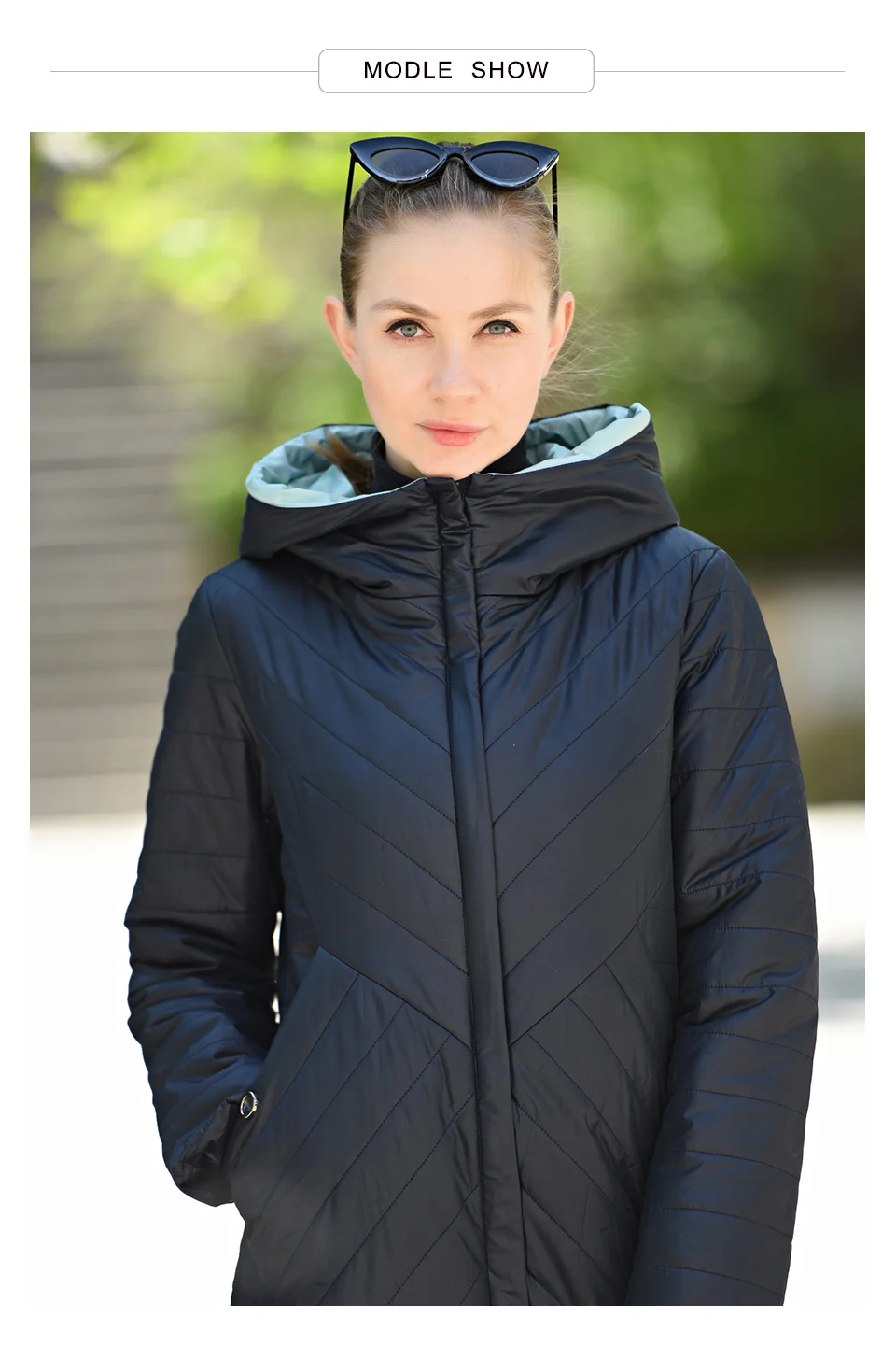 CEPRASK 2020 Designer Spring Autumn Collection Women Jacket Thin Parka Long Plus Size 6XL New European Women Coat Warm Clothes