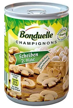 Bonduelle Champignons Scheiben 2. Wahl - 400g - 6x
Bonduelle Champignons Scheiben 2. Wahl - 400g - 6x