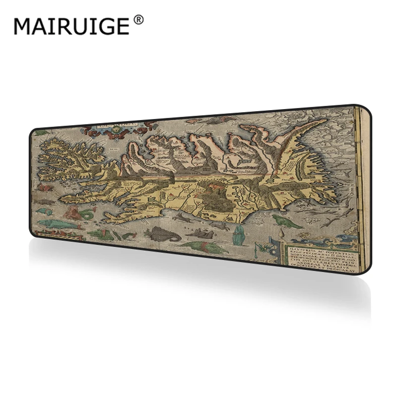 World Old Map Iceland Myth Gaming Mouse Pad Large Computer Locking Edge Mousepad Laptop Keyboard Desk Mat 900x400/800x300
World Old Map Iceland Myth Gaming Mouse Pad Large Computer Locking Edge Mousepad Laptop Keyboard Desk Mat 900x400/800x300