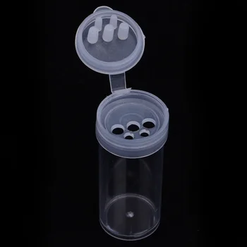 50Pcs Clear Plastic Round Empty Cosmetic Loose Powder Jar DIY Powder Bottle Dry Flash Powder Container with Flip Cap 
50Pcs Clear Plastic Round Empty Cosmetic Loose Powder Jar DIY Powder Bottle Dry Flash Powder Container with Flip Cap