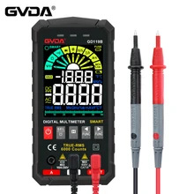 GVDA NEW Generation 600V Digital Multimeter Ture RMS AC DC NCV Smart Multimetro Tester Ohm Capacitance Hz Voltage Meter GVDA NEW Generation 600V Digital Multimeter Ture RMS AC DC NCV Smart Multimetro Tester Ohm Capacitance Hz Voltage Meter