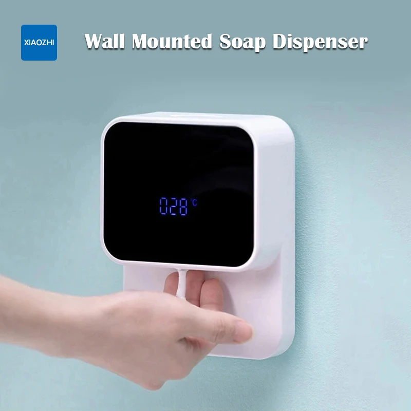 

Xiaozhi X5 Automatic Soap Dispenser Wall-mounted Infrared Induction Hand Washer 280ml LED Temperature Display USB Rechargable