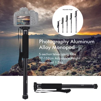 1pc YT-218 Portable Aluminum Alloy Monopod Stand Extendable Durable Self Timer Bracket For SLR Digital Camera
1pc YT-218 Portable Aluminum Alloy Monopod Stand Extendable Durable Self Timer Bracket For SLR Digital Camera