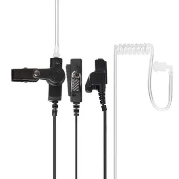 Clear Acoustic Coil Tube Earpiece PTT Mic Headset Transparent Air Sound Tube Receiver Concealment for Motorola HT1000 XTS5000
Clear Acoustic Coil Tube Earpiece PTT Mic Headset Transparent Air Sound Tube Receiver Concealment for Motorola HT1000 XTS5000