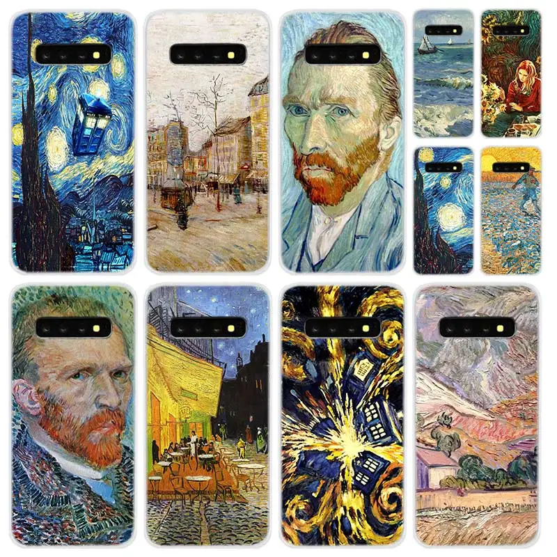 Мягкий силиконовый чехол для Samsung Galaxy S30 S20 Uitra S10 Lite S9 Plus Fe S8 S7edge Ван Гога