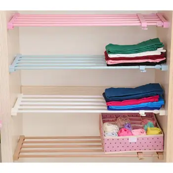 Retractable Rack Shelf 30-40cm No Need To Drill Storage Rack Shelf For Cupboard Wardrobe 3 Colors Available
Retractable Rack Shelf 30-40cm No Need To Drill Storage Rack Shelf For Cupboard Wardrobe 3 Colors Available
