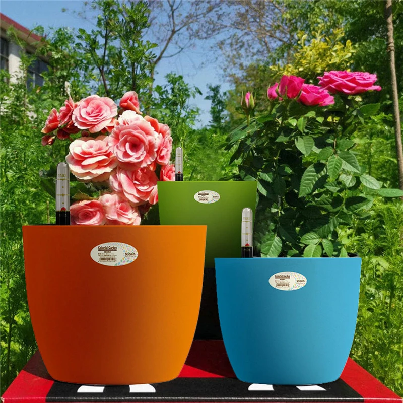 Lazy Round Automatic Watering Flower Pot Suitable For All Indoor Plants Desktop Nursery Pot Home Decoration Garden Supplies
Lazy Round Automatic Watering Flower Pot Suitable For All Indoor Plants Desktop Nursery Pot Home Decoration Garden Supplies