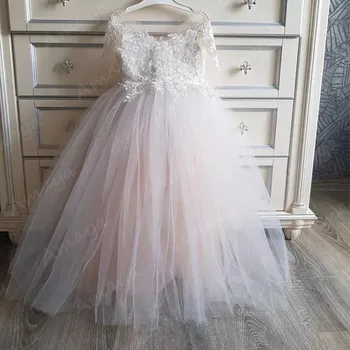 Amaya Ball Gown Flower Girl Dresses for Weddings Half Sleeves Scoop Puffy Kids Bow Sashes Prom Christmas Dresses Vestidos Niñas
Amaya Ball Gown Flower Girl Dresses for Weddings Half Sleeves Scoop Puffy Kids Bow Sashes Prom Christmas Dresses Vestidos Niñas