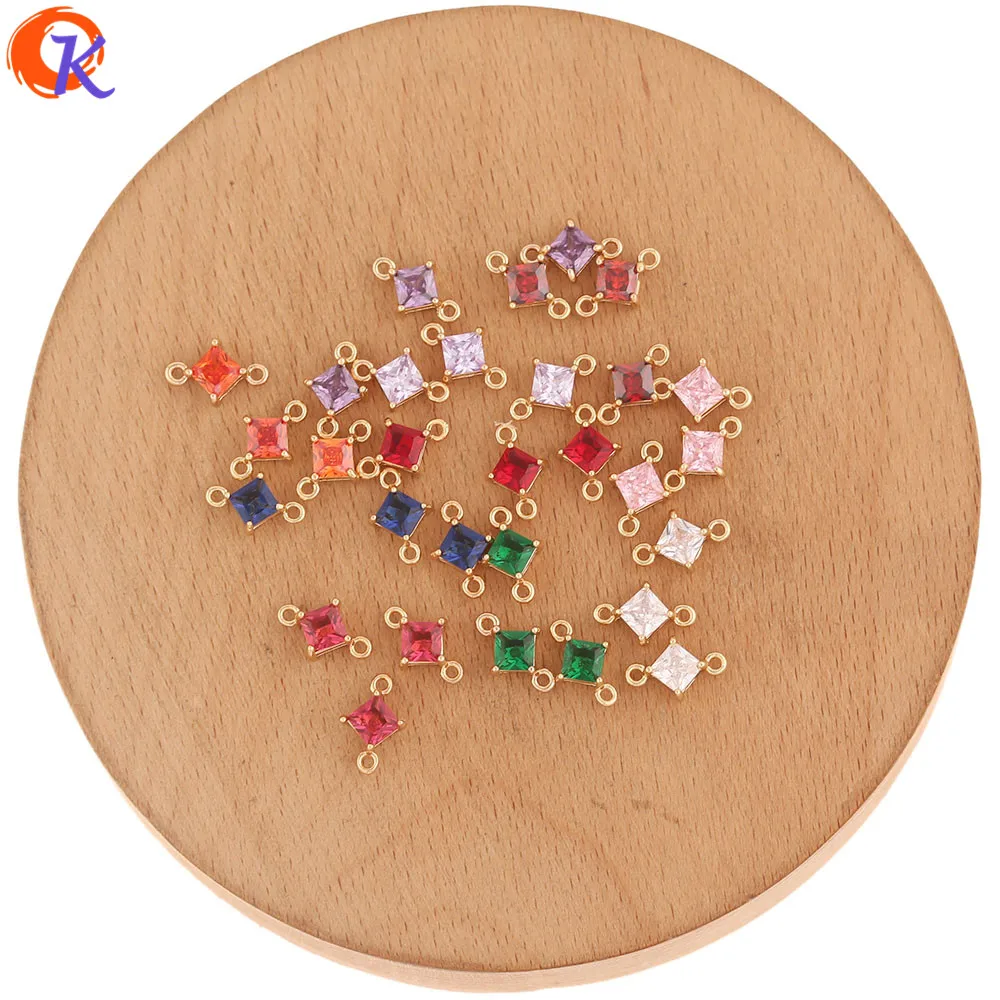 Cordial Design 100Pcs 7*11MM Jewelry Accessories/Hand Made/Crystal Earrings Connectors/Sqaure Shape/DIY Making/Earring Findings
Cordial Design 100Pcs 7*11MM Jewelry Accessories/Hand Made/Crystal Earrings Connectors/Sqaure Shape/DIY Making/Earring Findings