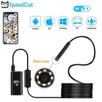 8mm mini Lens Wireless Semi-rigid Endoscope Camera Waterproof USB Snake Inspection Borescope for Android Smartphone IOS &Tablet
8mm mini Lens Wireless Semi-rigid Endoscope Camera Waterproof USB Snake Inspection Borescope for Android Smartphone IOS &Tablet