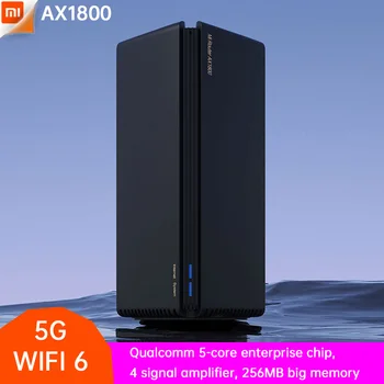 NEW Xiaomi Mi Router AX1800 Wifi 6 5-Core 256M Memory Mesh Home IoT 4 Signal Amplifier 2.4G 5GHz Both 2 PA LNA Dual-Band OFDMA
NEW Xiaomi Mi Router AX1800 Wifi 6 5-Core 256M Memory Mesh Home IoT 4 Signal Amplifier 2.4G 5GHz Both 2 PA LNA Dual-Band OFDMA
