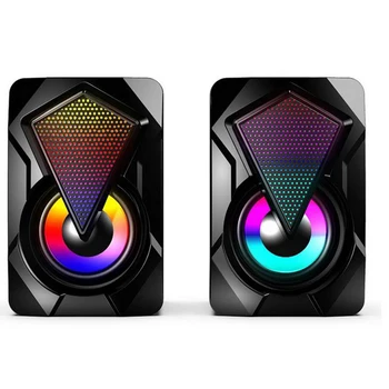 Computer speakers rgb Heavy Subwoofer Portable USB Wired Bass Stereo Sound Surround Loudspeaker For Laptop Smartphone Mp3 Player
Computer speakers rgb Heavy Subwoofer Portable USB Wired Bass Stereo Sound Surround Loudspeaker For Laptop Smartphone Mp3 Player