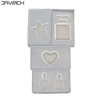 4Pcs Handmade 3D Perfume Bottle Star Heart Keychain Pendant Mold UV Resin Epoxy Resin Silicone Mold Jewelry Making Tool
4Pcs Handmade 3D Perfume Bottle Star Heart Keychain Pendant Mold UV Resin Epoxy Resin Silicone Mold Jewelry Making Tool
