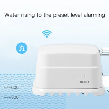 WiFi Smart Flood Sensor Water Leakage Detector Flood Overflow Alert Security Alarm Tuya/Smart Life App Control Alarm Detector
WiFi Smart Flood Sensor Water Leakage Detector Flood Overflow Alert Security Alarm Tuya/Smart Life App Control Alarm Detector