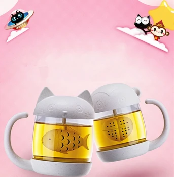 Cartoon Lovely Kitten Monkey Glass Teacup White Maixiang Cup Office School Afternoon Tea Scented Tea Teacup Student Portable Cup
Cartoon Lovely Kitten Monkey Glass Teacup White Maixiang Cup Office School Afternoon Tea Scented Tea Teacup Student Portable Cup