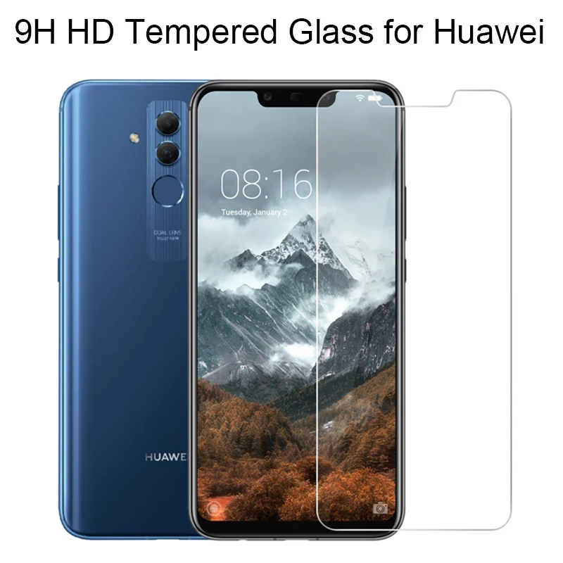 Закаленное стекло для Huawei P Smart + 2019 пленка Mate 10 Lite 7 8 9 Pro Защитная экрана телефона 20