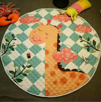 Home decor Kids room Carpet round 150*150cm fox baby play mat Patchwork picnic blanket ANITSLIP tapetes para casa sala kid tapis 
Home decor Kids room Carpet round 150*150cm fox baby play mat Patchwork picnic blanket ANITSLIP tapetes para casa sala kid tapis