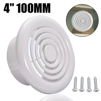 Air Vent Extract Valve Grille Round Diffuser Ducting Ventilation Cover 4" 100mm ABS Air Vent Ventilator
Air Vent Extract Valve Grille Round Diffuser Ducting Ventilation Cover 4" 100mm ABS Air Vent Ventilator