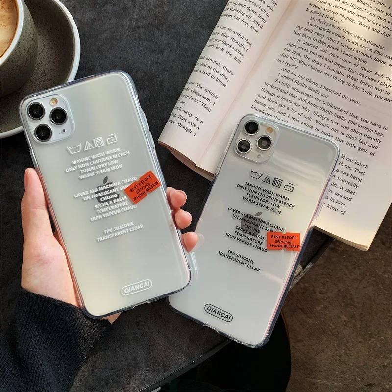 Luxury Phone Case Cover For iPhone XS X Max Xr 11 Pro MAX 7 8 Plus Cute Noice Lable INS Letter Funny Clear Candy TPU Soft Funda
Luxury Phone Case Cover For iPhone XS X Max Xr 11 Pro MAX 7 8 Plus Cute Noice Lable INS Letter Funny Clear Candy TPU Soft Funda