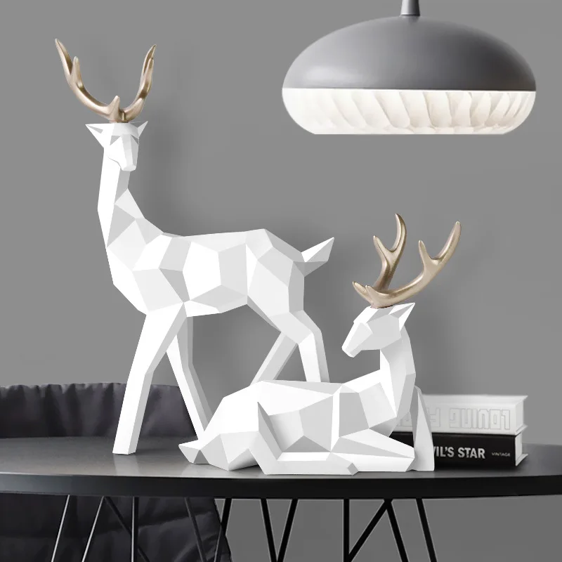 Deer Statue Nordic Decoration Home Decor Statues Geometric Resin Deer Figure/Figurines/Sculpture Modern Decoration Abstract
Deer Statue Nordic Decoration Home Decor Statues Geometric Resin Deer Figure/Figurines/Sculpture Modern Decoration Abstract