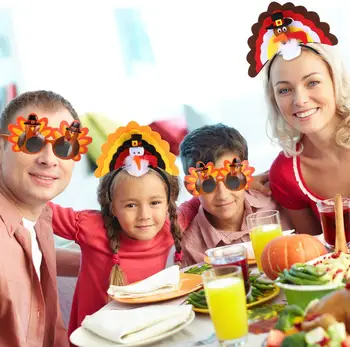 Thanksgiving Turkey Headbands Thanksgiving Sunglasses Funny Thanksgiving Turkey Decorations for Thanksgiving Day or Party
Thanksgiving Turkey Headbands Thanksgiving Sunglasses Funny Thanksgiving Turkey Decorations for Thanksgiving Day or Party