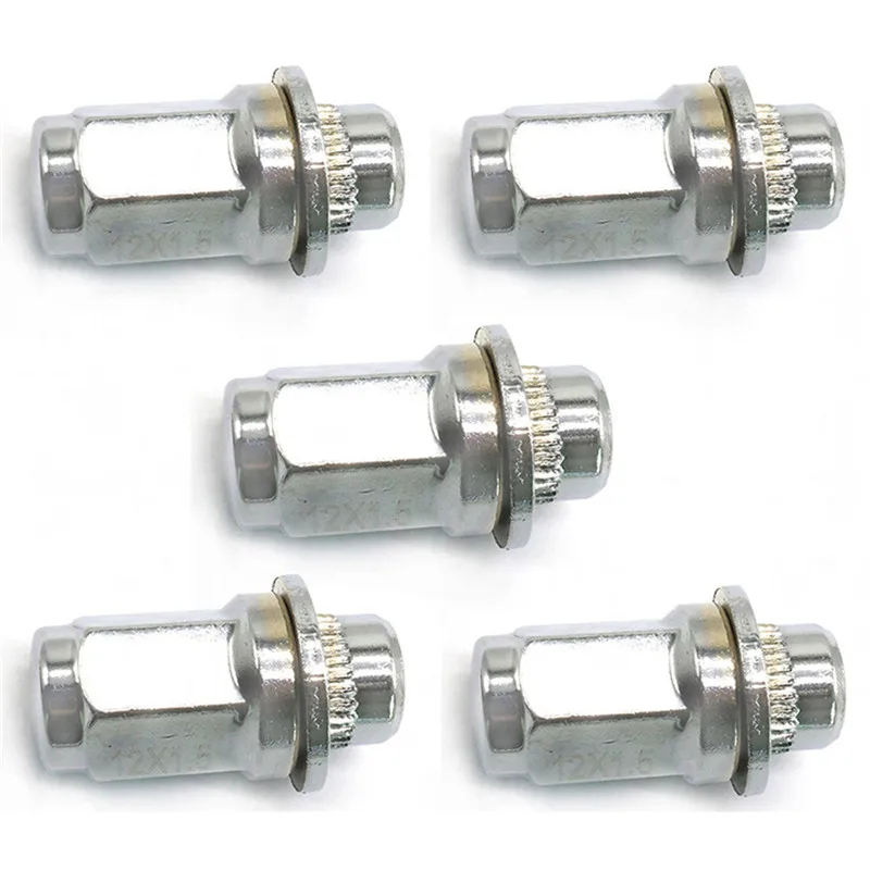 M12x1.5 Repair Stainless Wheel Lug Nut 5PCS for Lexus for Toyota for Scion for Pontiac 90942-01058 90084-94002 9008494002
M12x1.5 Repair Stainless Wheel Lug Nut 5PCS for Lexus for Toyota for Scion for Pontiac 90942-01058 90084-94002 9008494002