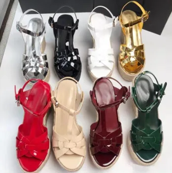 Women's Sandals Ankle strap Genuine Leather Ladies Party Shoes Strappy Super High Heels Beach Holidays Women's Wedge Sandals
Women's Sandals Ankle strap Genuine Leather Ladies Party Shoes Strappy Super High Heels Beach Holidays Women's Wedge Sandals