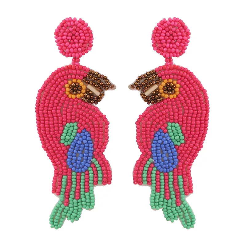 Sehuoran Ins 2019 New Color Parrot Drop Earrings For Women Beads Bird Boho Earrings Long Fringed Dangle Earrings Wedding Jewelry
Sehuoran Ins 2019 New Color Parrot Drop Earrings For Women Beads Bird Boho Earrings Long Fringed Dangle Earrings Wedding Jewelry