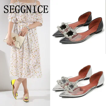 Transparent Shoes Luxury Designers Women's Rhinestone Flat Sandals Pointed Toe Crystal Fashion 2019 Summer Female Loafers Ladies
Transparent Shoes Luxury Designers Women's Rhinestone Flat Sandals Pointed Toe Crystal Fashion 2019 Summer Female Loafers Ladies