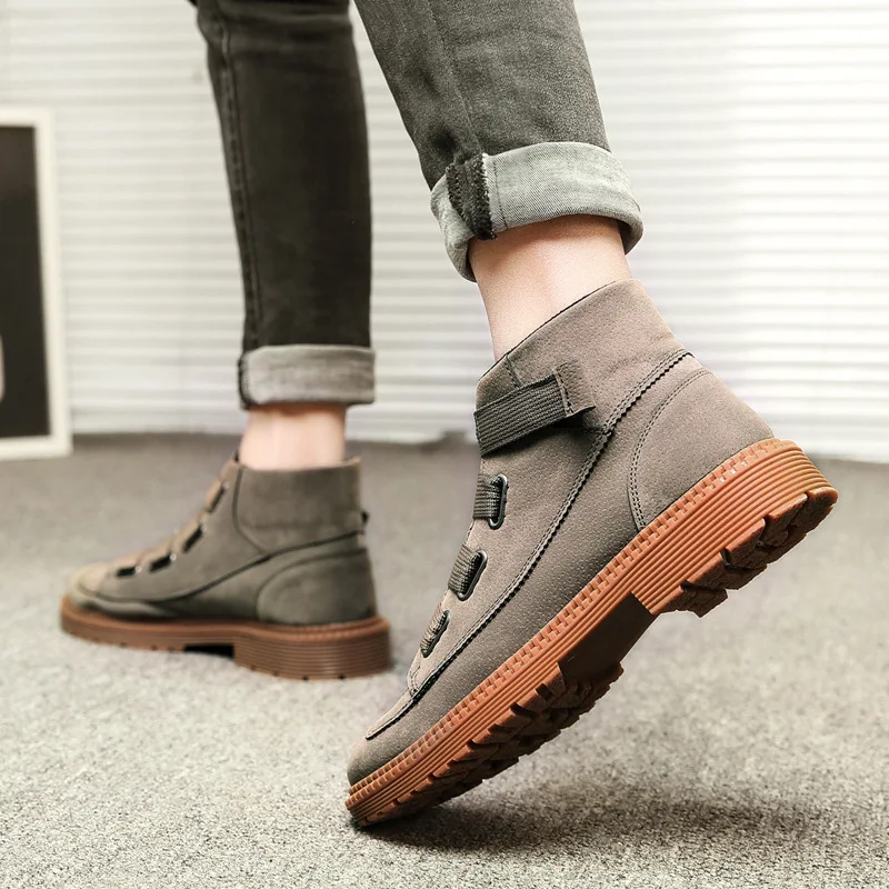 Martin Boots Men's 2018 New Style Men British Style Autumn Ankle Boots Winter Extra High Workwear Snow Boots High Shoes
Martin Boots Men's 2018 New Style Men British Style Autumn Ankle Boots Winter Extra High Workwear Snow Boots High Shoes