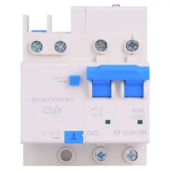 1 pcs 2P Arc Fault Circuit Breaker Interrupter Household Small Electric Leakage Protector
1 pcs 2P Arc Fault Circuit Breaker Interrupter Household Small Electric Leakage Protector