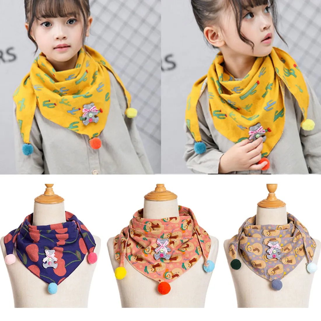 2019 New Spring Baby Girls Dot Plaid Triangle Scarves Autumn Winter Shawl Children Cotton Neck Collars Warm Kids Neckerchief
2019 New Spring Baby Girls Dot Plaid Triangle Scarves Autumn Winter Shawl Children Cotton Neck Collars Warm Kids Neckerchief