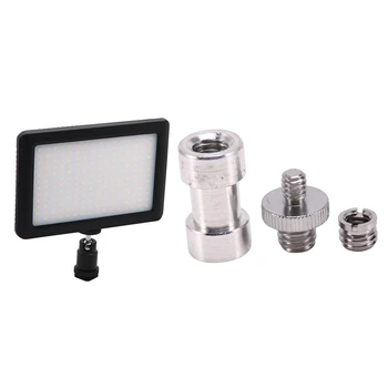 12W 192 LED Studio Video Continuous Light Lamp & 1/4 Inch 3/8 Inch Tripod Screws to Light Stand Umbrella Camera Holder
12W 192 LED Studio Video Continuous Light Lamp & 1/4 Inch 3/8 Inch Tripod Screws to Light Stand Umbrella Camera Holder