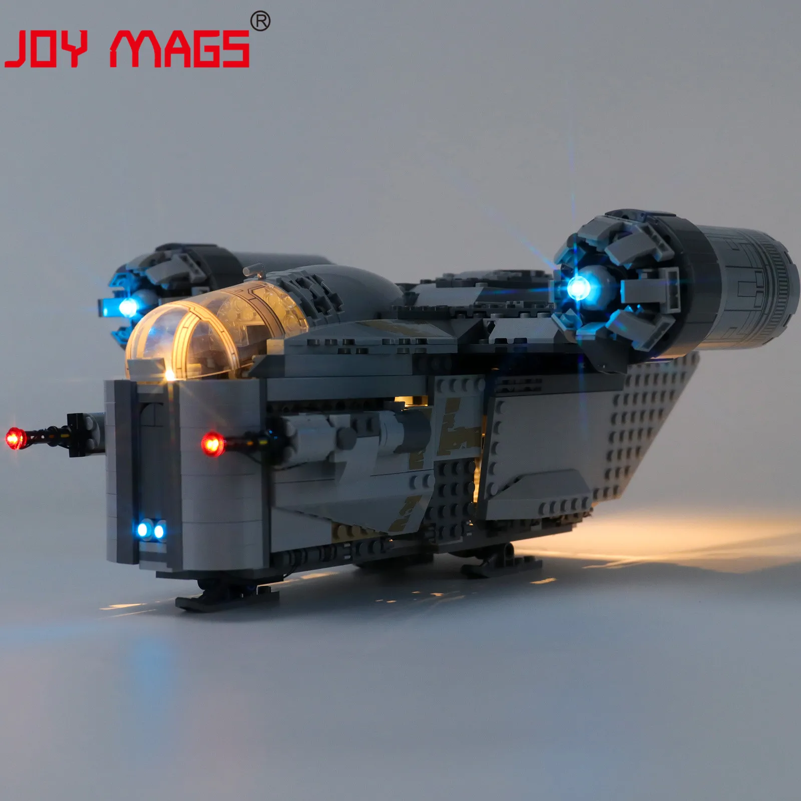 JOY MAGS Only Led Light Kit For Star The Razor Crest War Compatible With 75292 (NOT Include Model)
JOY MAGS Only Led Light Kit For Star The Razor Crest War Compatible With 75292 (NOT Include Model)