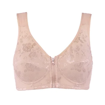 Middle-aged bras for women large size front zipper bra thin section push up bra lace breathable vest women bra
Middle-aged bras for women large size front zipper bra thin section push up bra lace breathable vest women bra