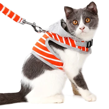 Comfortable Small Dog Harness Leash Set Sweater Hoodies Cat Chest Strap Outdoor Walking Vest Rope Adjustable Velcro Leashes 
Comfortable Small Dog Harness Leash Set Sweater Hoodies Cat Chest Strap Outdoor Walking Vest Rope Adjustable Velcro Leashes