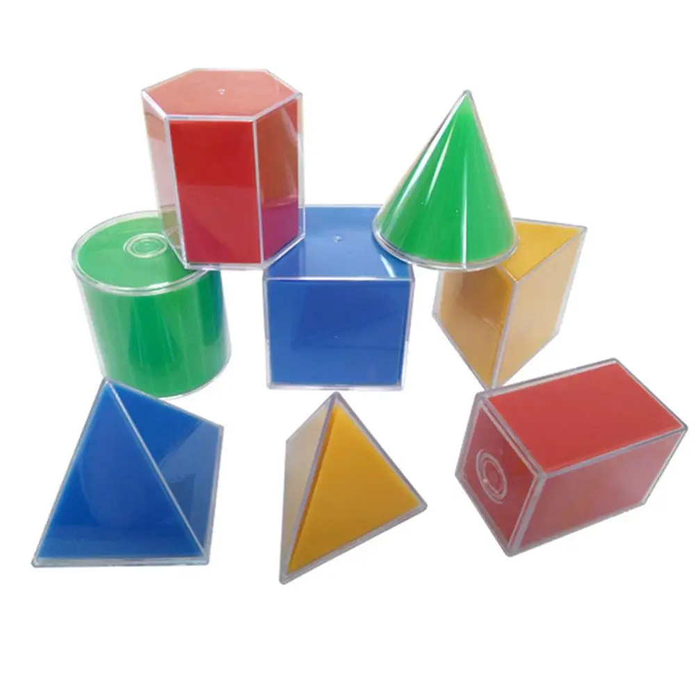 8Pcs/Set Kids Plastic Folding Prism Cylinder Geometric Model Math Learning Resources Kids Toy school student learning toy gifts
8Pcs/Set Kids Plastic Folding Prism Cylinder Geometric Model Math Learning Resources Kids Toy school student learning toy gifts