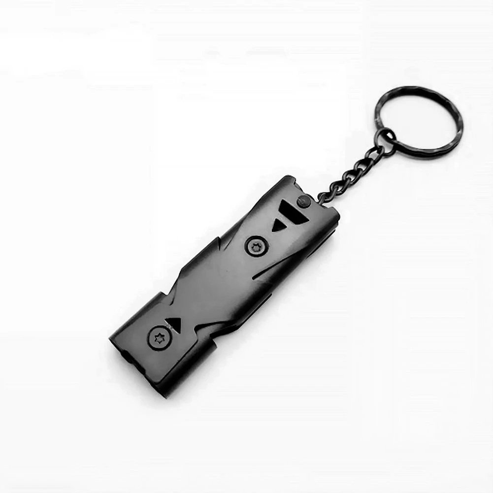 Outdoor EDC Survival Emergency Keychain Whistle High Decibel Whistle Stainless Steel Double-tube Life-saving Tool(Grey)
Outdoor EDC Survival Emergency Keychain Whistle High Decibel Whistle Stainless Steel Double-tube Life-saving Tool(Grey)
