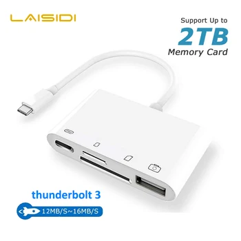 USB Type C Multiport Adapter SD USB Flash Drive Thunderbolt 3 Plug and Play Docking Station TC401 for Mac-Pro/Air Laptops Phone
USB Type C Multiport Adapter SD USB Flash Drive Thunderbolt 3 Plug and Play Docking Station TC401 for Mac-Pro/Air Laptops Phone